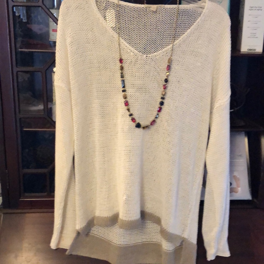 Eileen Fisher Sweater sheer large